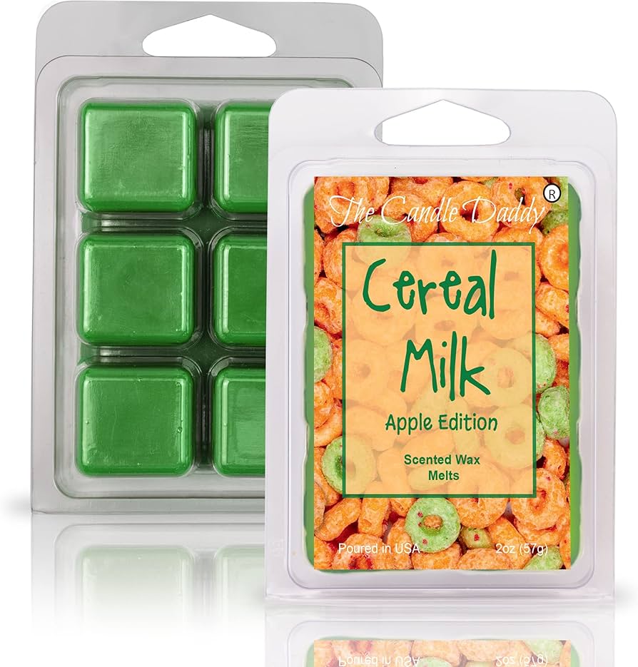 CEREAL MILK (Apple Edition) 6-Piece Wax Melts - The Candle Daddy