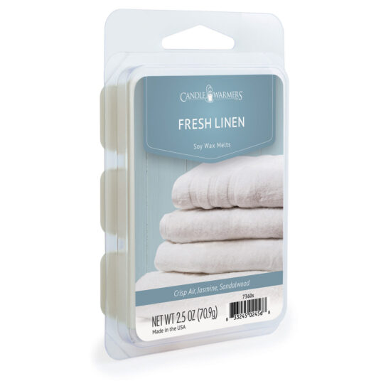 FRESH LINEN 6-Piece Wax Melts - Candle Warmers Etc.