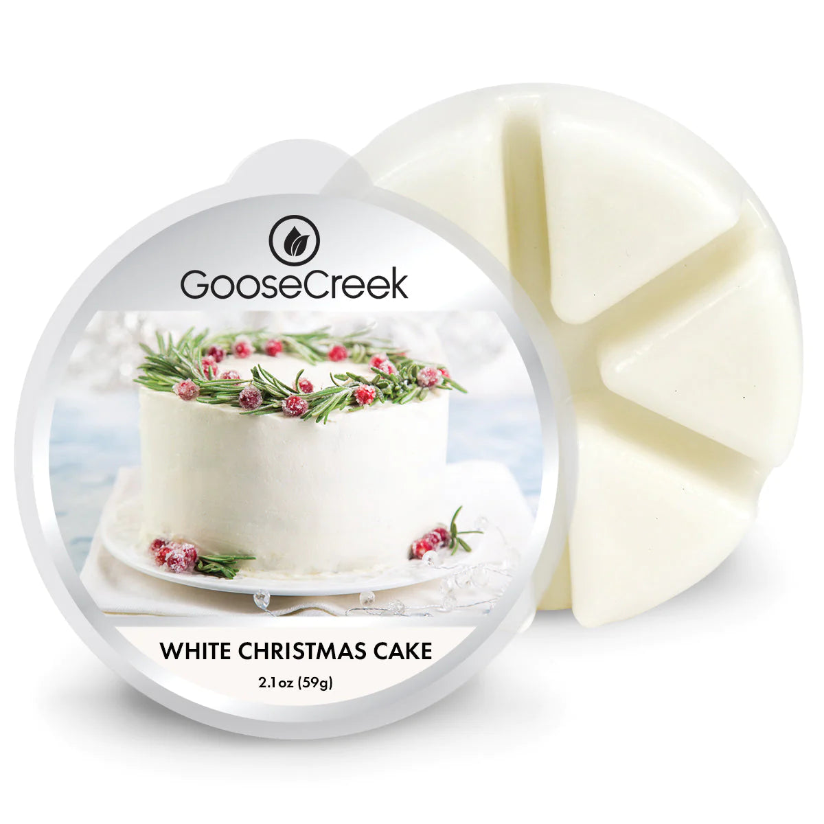 WHITE CHRISTMAS CAKE 6-Piece Wax Melts - Goose Creek Candle