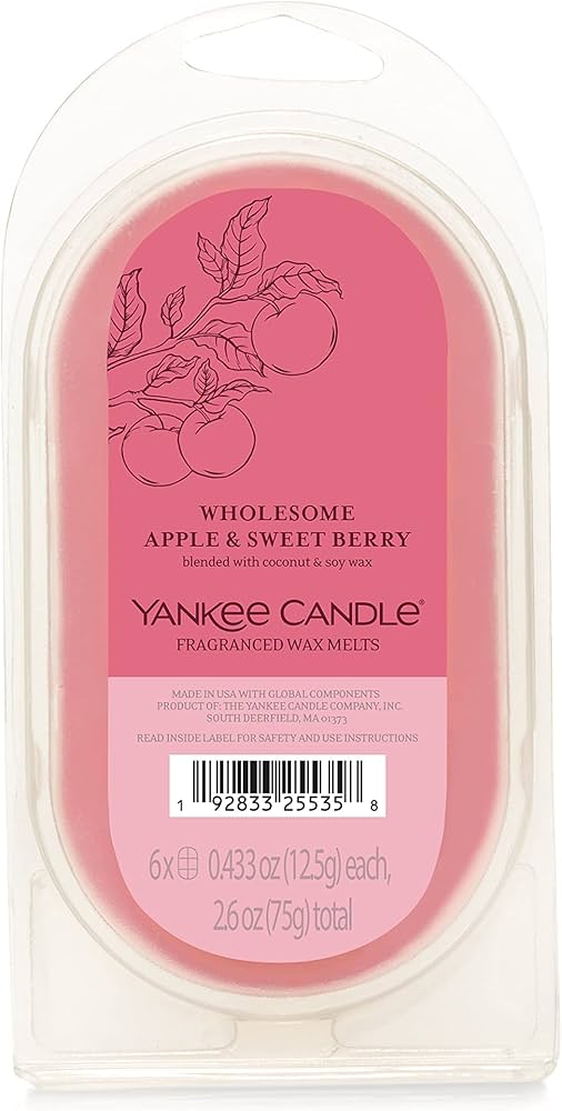 WHOLESOME APPLE & BERRY 6-Piece Wax Melts - Yankee Candle Company