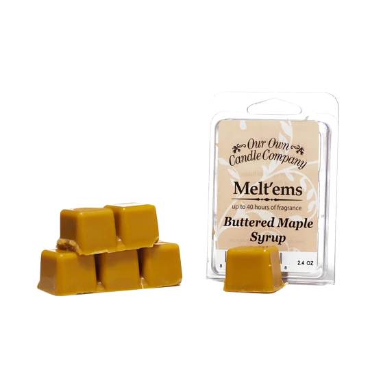 BUTTERED MAPLE SYRUP 6-Piece Wax Melts - Our Own Candle Company