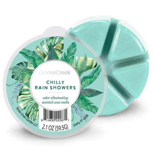 CHILLY RAIN SHOWERS ***Odor Eliminating*** 6-Piece Wax Melts - Goose Creek Candle