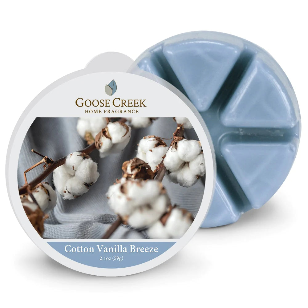 COTTON VANILLA BREEZE 6-Piece Wax Melts - Goose Creek Candle