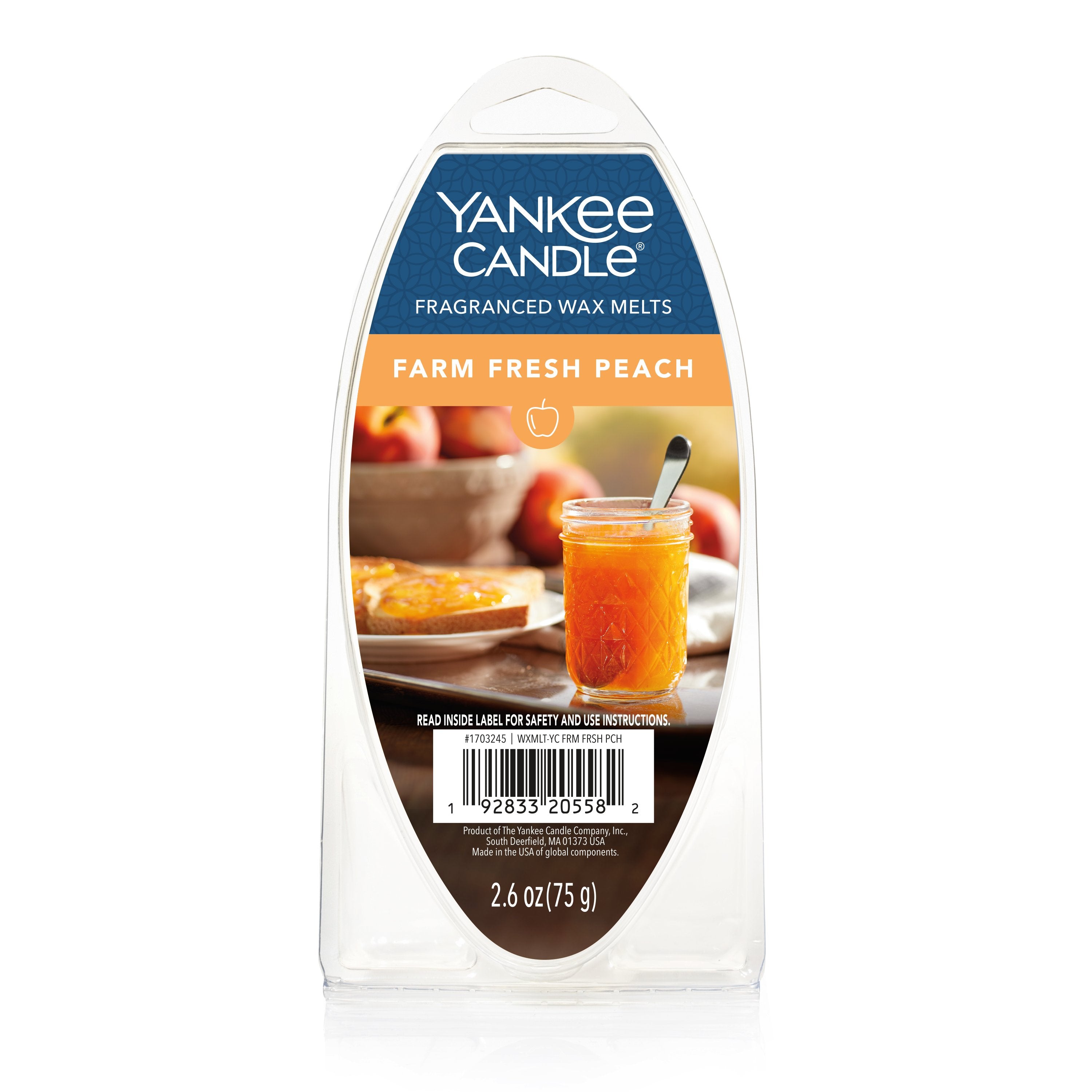 FARM FRESH PEACH 6-Piece Wax Melts - Yankee Candle