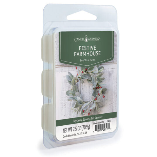 FESTIVE FARMHOUSE 6-Piece Wax Melt - Candle Warmers, Etc.