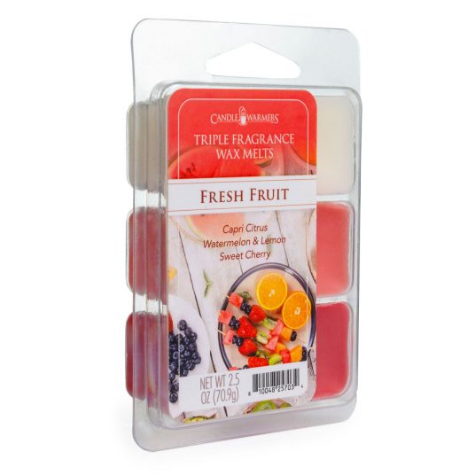 FRESH FRUIT Triple Fragrance 6-Piece Wax Melts - Candle Warmers Etc.