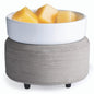 GRAY TEXTURE 2-in-1 CLASSIC FRAGRANCE WARMER - Candle Warmers Etc