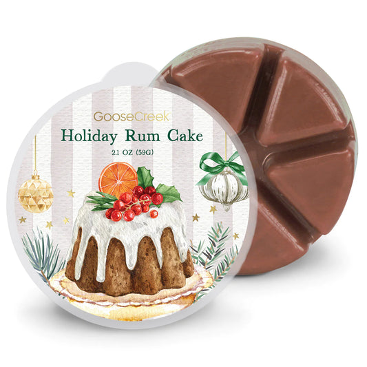 HOLIDAY RUM CAKE 6-Pice Wax Melt - Goose Creek Candle