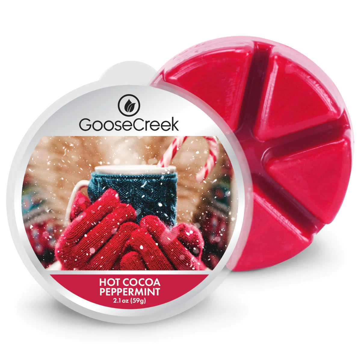 HOT COCOA & PEPPERMINT 6-Piece Wax Melts b- Goose Creek Candle