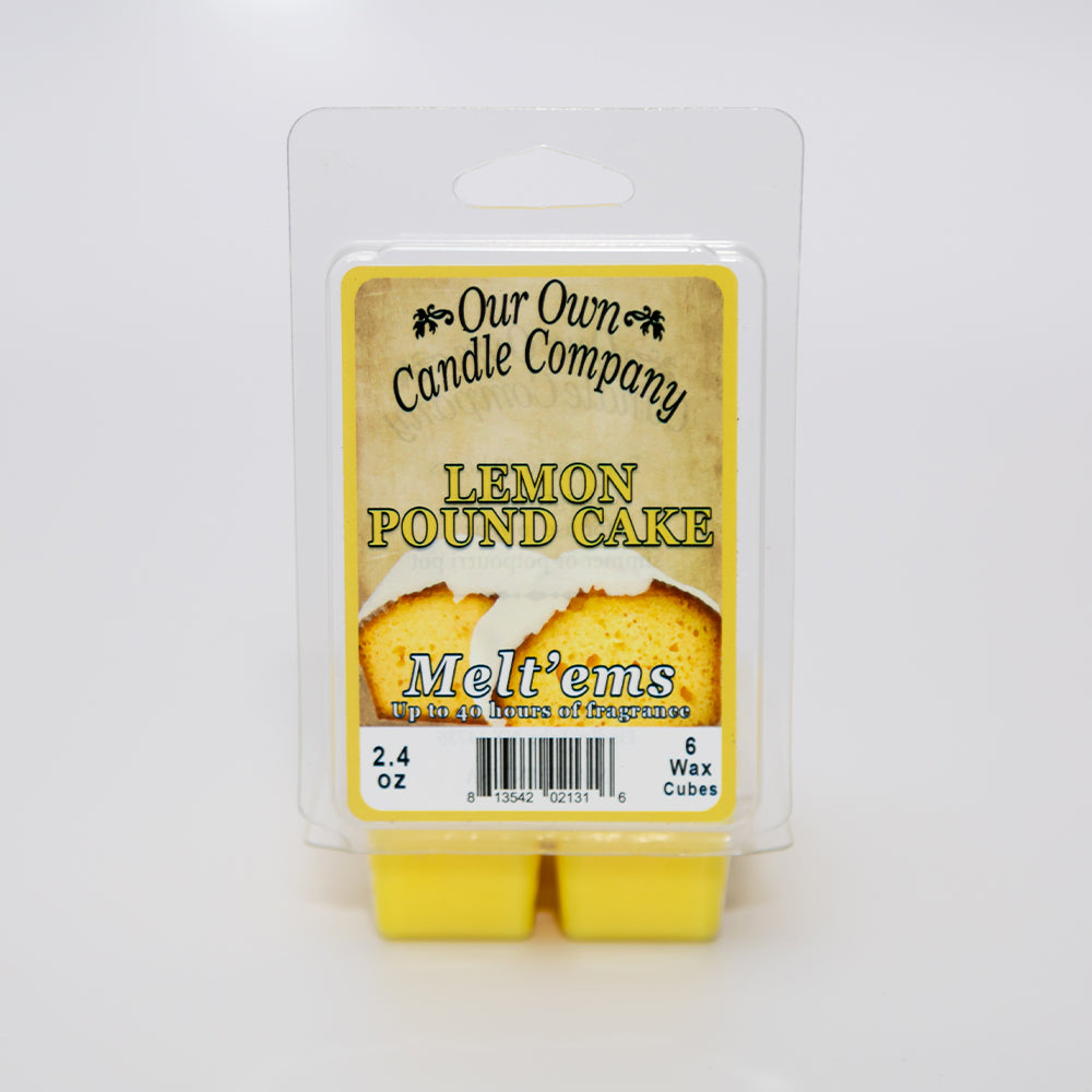 LEMON POUND CAKE 6-Piece Wax Melts - Our Own Candle Company