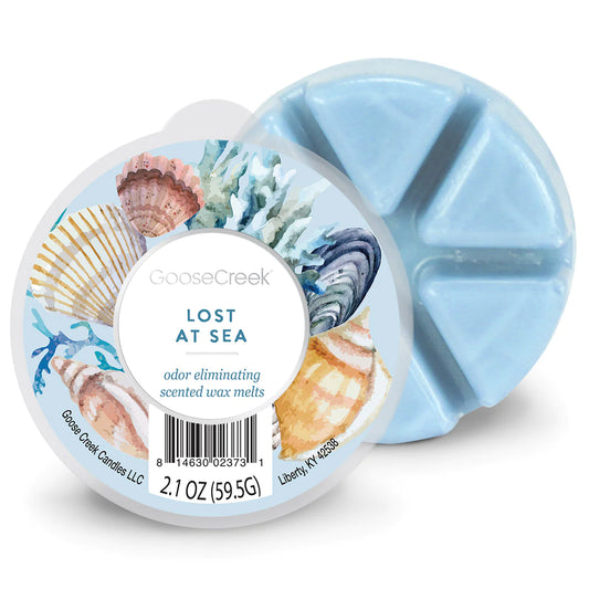 LOST AT SEA 6-Piece Wax Melts***Odor Eliminator*** - Goose Creek Candle