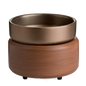 PEWTER CLASSIC WALNUT 2-in-1 WARMER - Candle Warmers Etc
