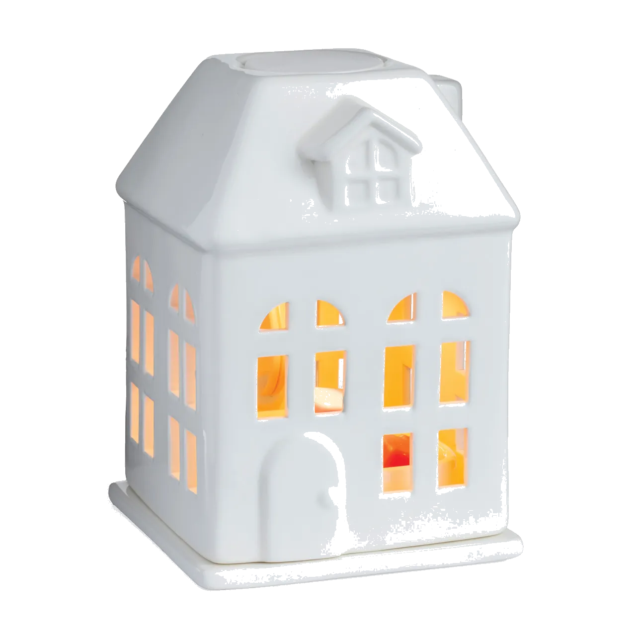 PORCELAIN HOUSE CANOPY FRAGRANCE WARMER - Candle Warmers, Etc