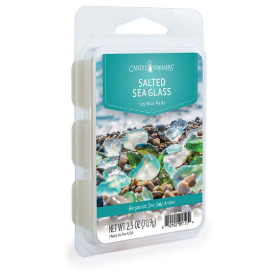 SALTED SEA GLASS 6-Piece Wax Melts - Candle Warmers Etc.