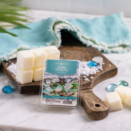 SALTED SEA GLASS 6-Piece Wax Melts - Candle Warmers Etc.