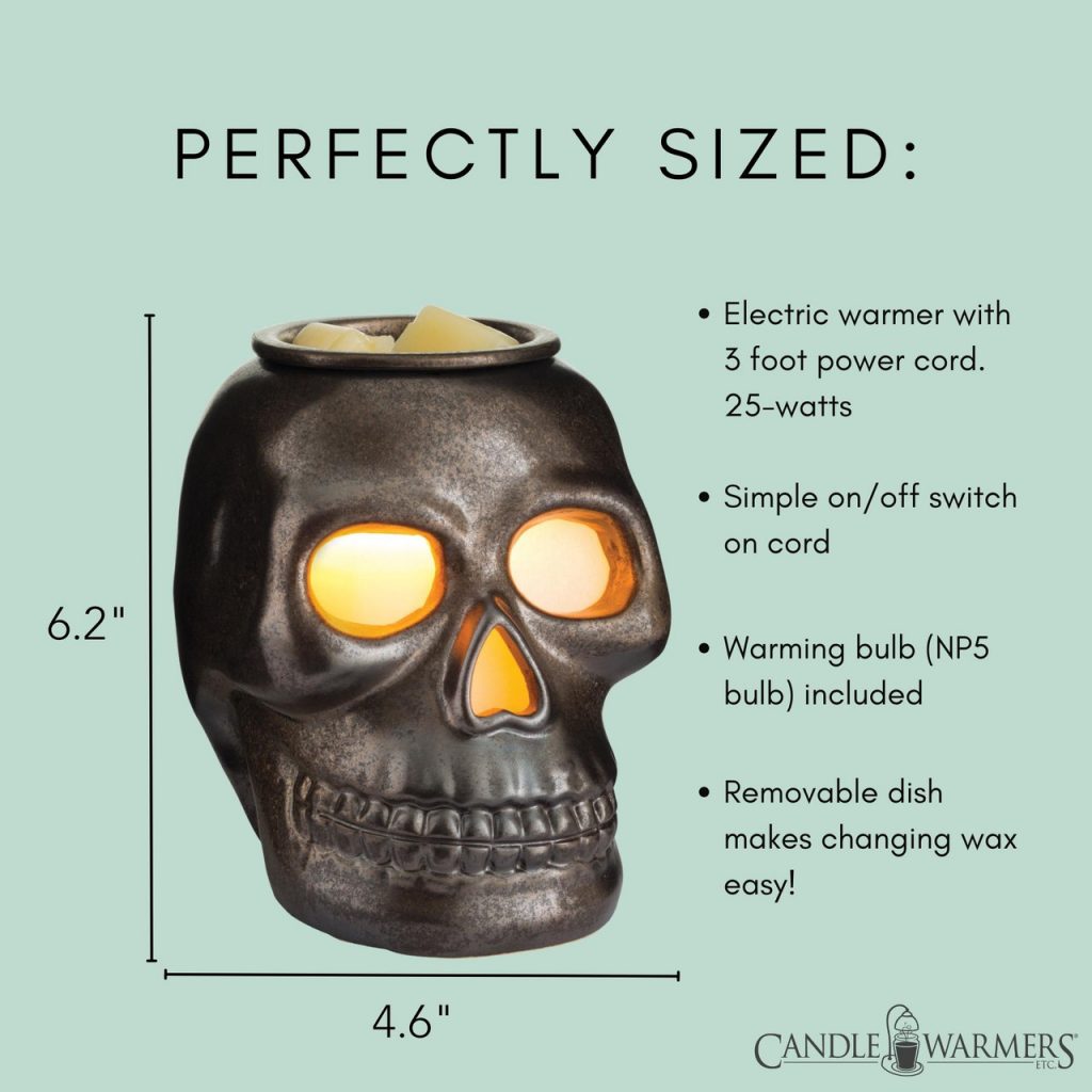 SKULL ILLUMINATION FRAGRANCE WARMER - Candle Warmers, Etc