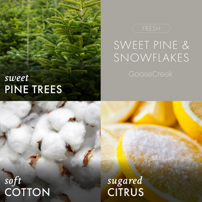 SWEET PINE & SNOWFLAKES 6-Piece Wax Melts - Goose Creek Candle