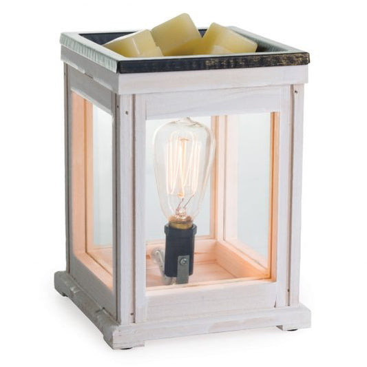 WEATHERED WOOD VINTAGE BULB ILLUMINATION FRAGRANCE WARMER - Candle Warmers, Etc