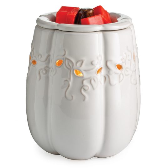 WHITE PUMPKIN ILLUMINATION FRAGRANCE WARMER - Candle Warmers, Etc