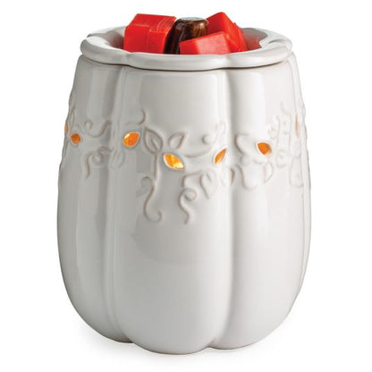 WHITE PUMPKIN ILLUMINATION FRAGRANCE WARMER - Candle Warmers, Etc